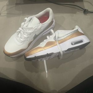 Nike Air Max SC White Metallic Gold Sz 8.5 Women